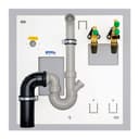 Küchen-Installationsplatte NYFFix komplett prOfix