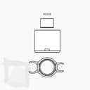 Luftmischdüse komplett für Spültischbrause