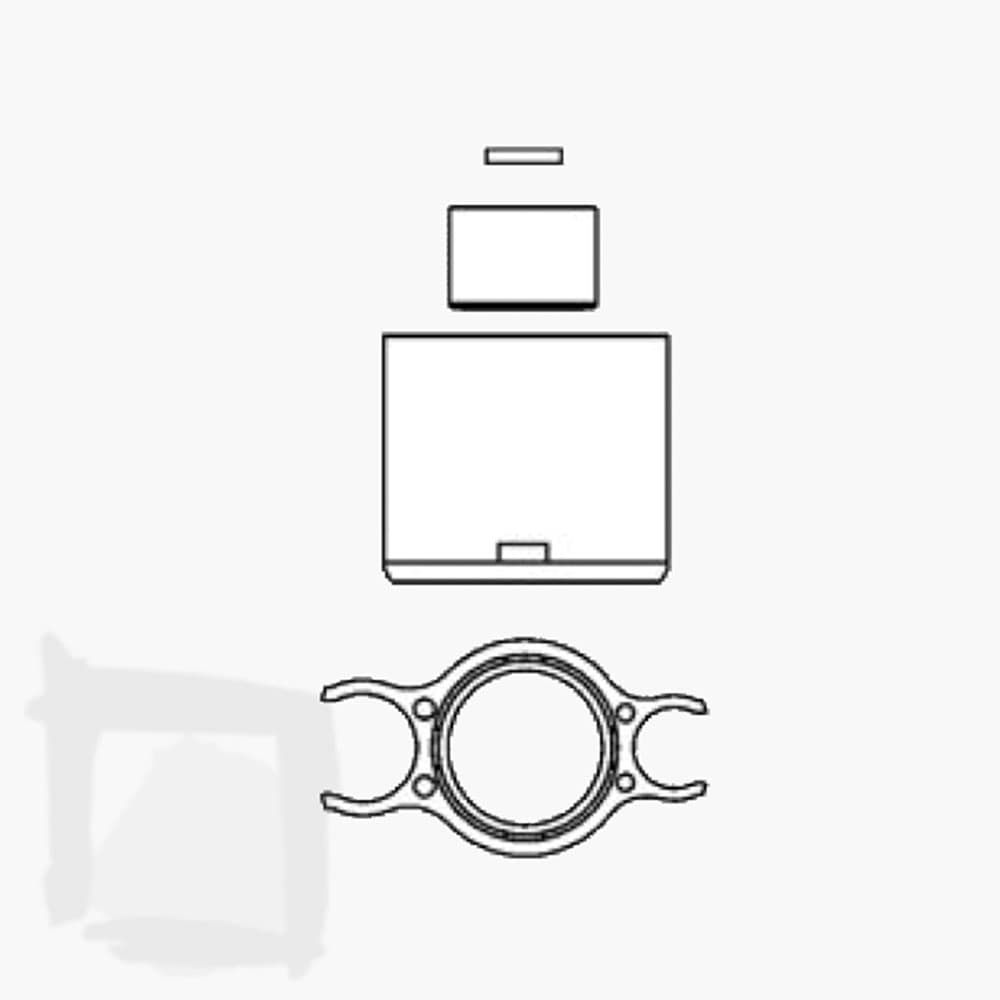 Luftmischdüse komplett für Spültischbrause