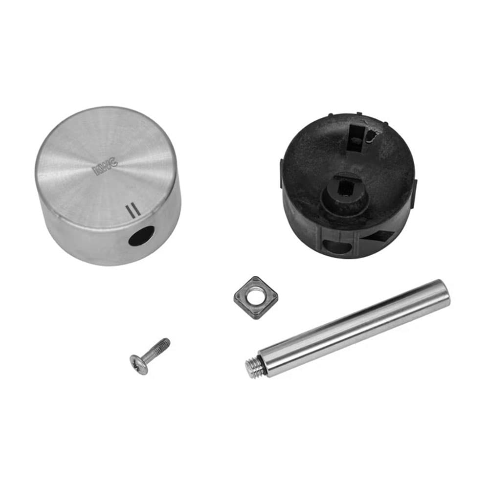 INOX Kappe mit Kunststoff Einsatz + Hebel