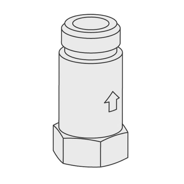 VERSO Rückschlagventil-Anschluss IG/AG